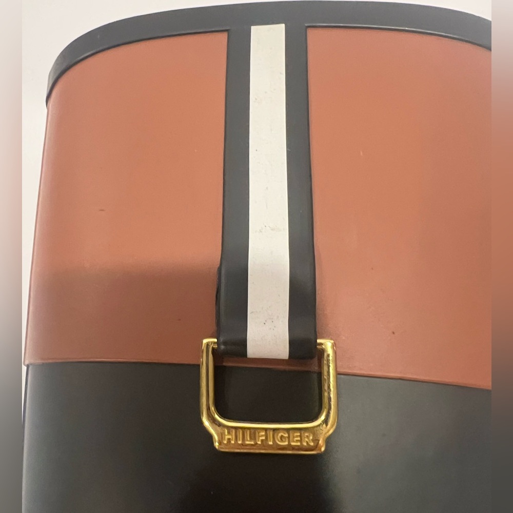 Tommy Hilfiger Viktoria Equestrian ☔️ Tall Rubber Rain Boots - Picture 3 of 10